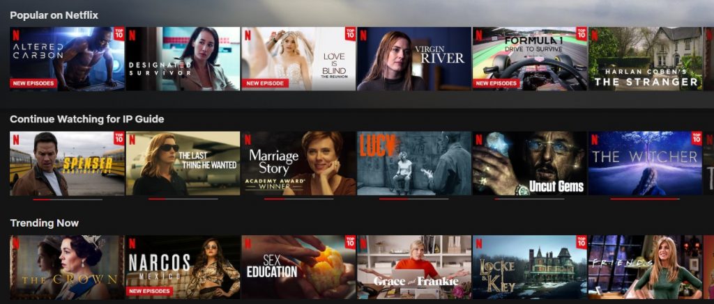 Hvor mye koster Netflix i USA?