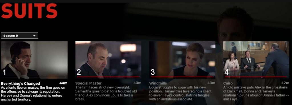 Suits 9 Netflix