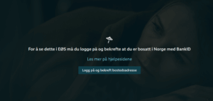 eliksir utilgjengelig i utlandet